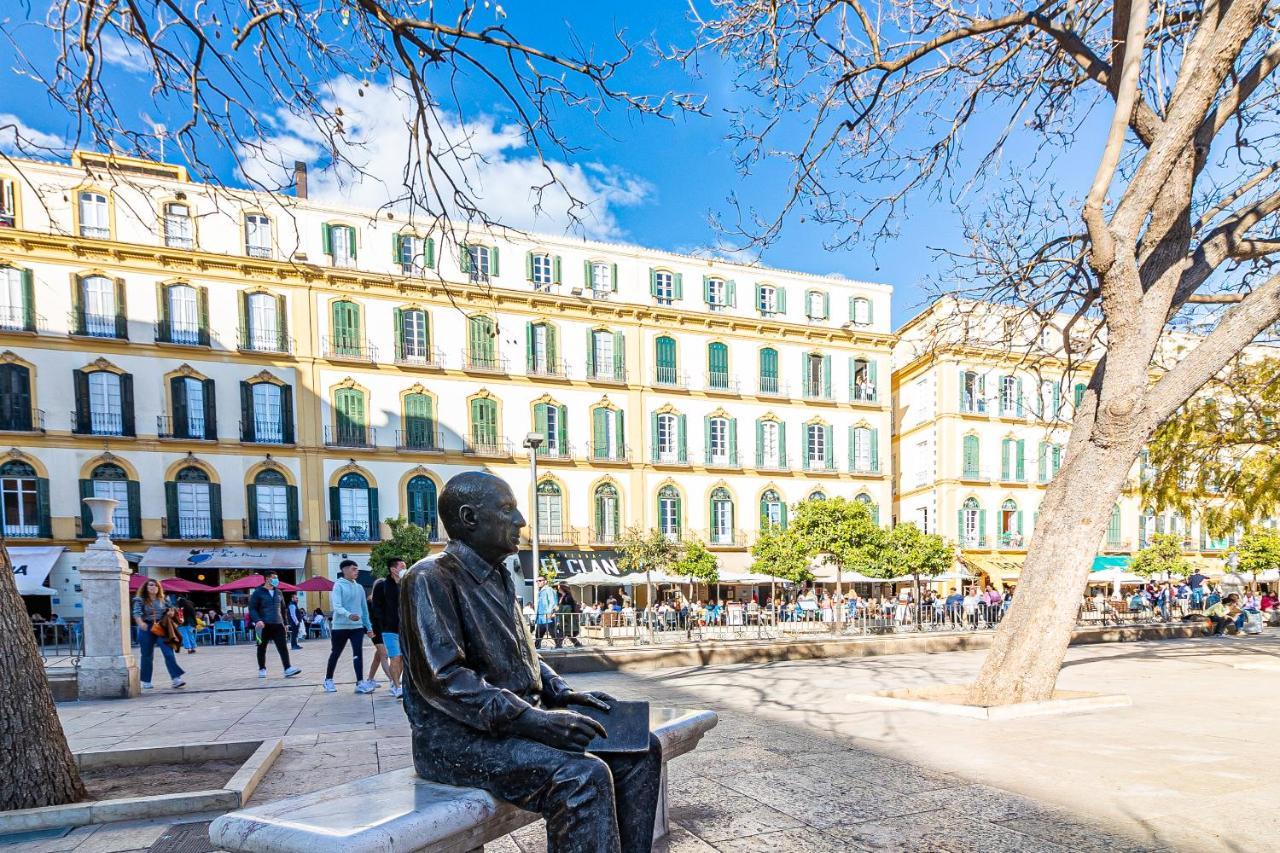 Malaga Center Flat Balcony At Picasso'S Home المظهر الخارجي الصورة