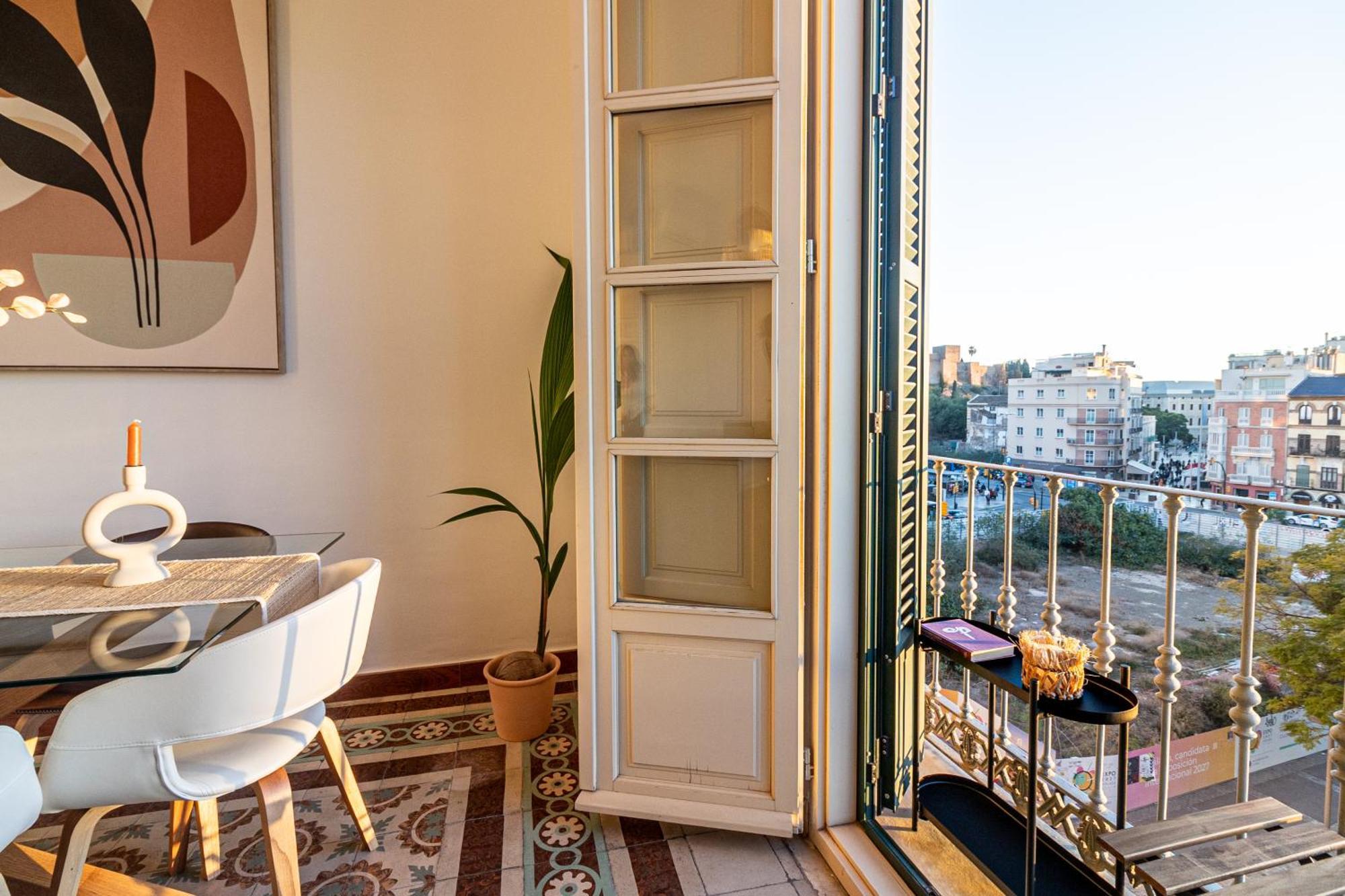 Malaga Center Flat Balcony At Picasso'S Home المظهر الخارجي الصورة