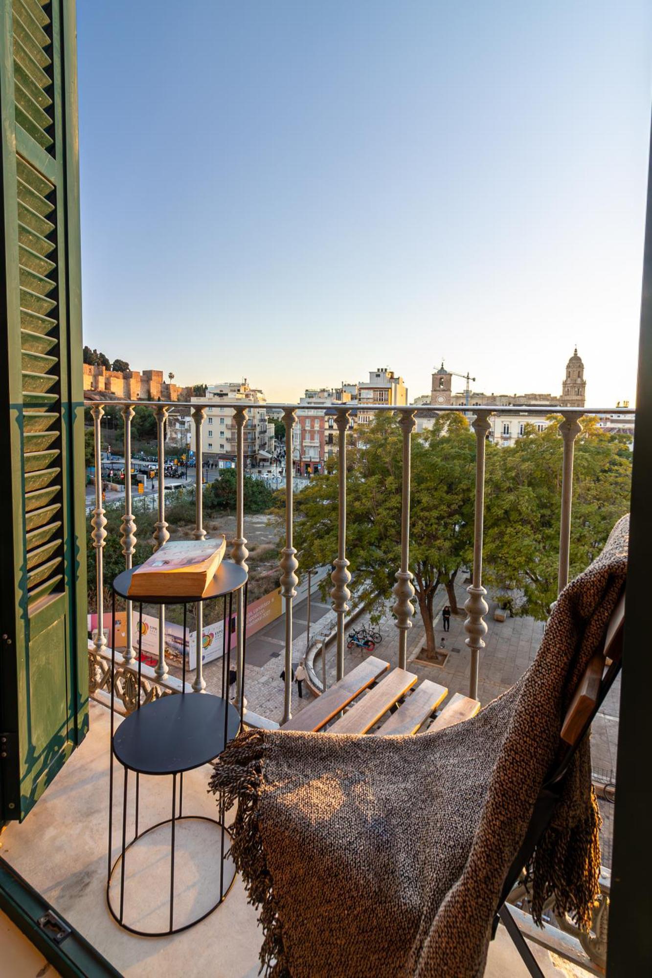 Malaga Center Flat Balcony At Picasso'S Home المظهر الخارجي الصورة