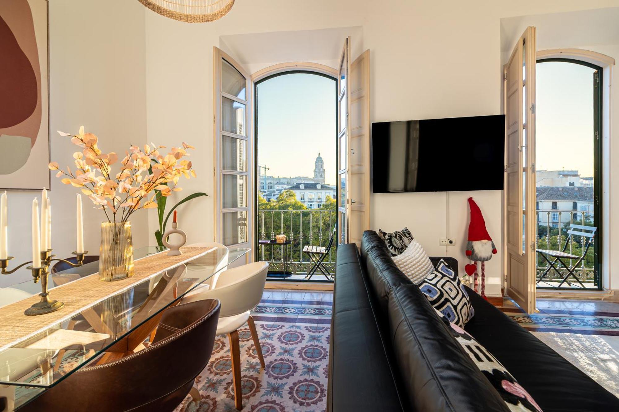 Malaga Center Flat Balcony At Picasso'S Home المظهر الخارجي الصورة